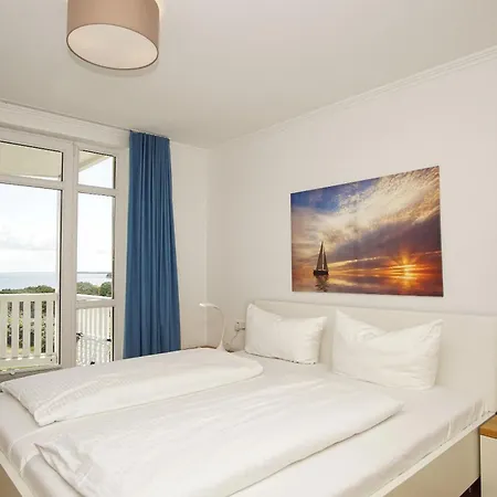 mit Meerblick und Balkon, gratis Nutzung vom AHOI Erlebnisbad und Sauna in Sellin - Meeresblick FeWo 14 Apartment Goehren (Ruegen)